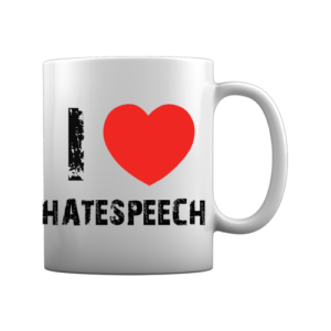 HATESPEECH Tasse (weiß)