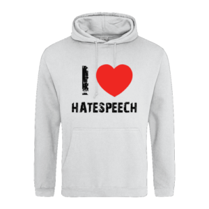 HATESPEECH Hoodie (weiß)