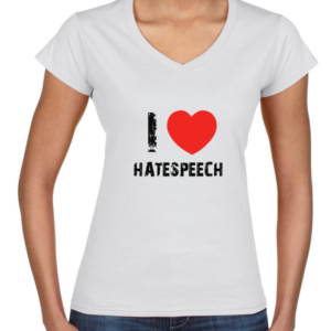 HATESPEECH T-Shirt Frauen (weiß)