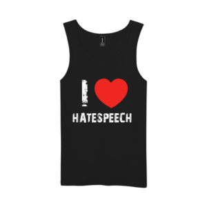 HATESPEECH Tanktop Männer (schwarz)